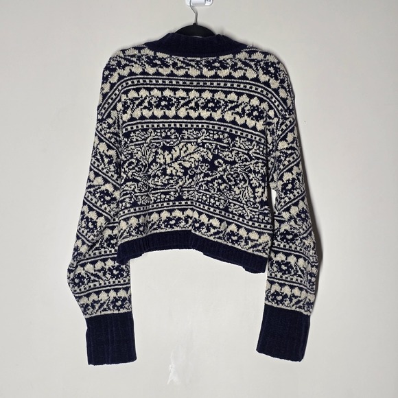 Vintage Oilily Lambswool Blend Mock Neck Sweater Made in Italy Women's Size M - Picture 7 of 8